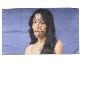 Olivia Rodrigo 2 Piece Collector’s Art Lot 57x34 Banner / Signed Alan Foxx Print